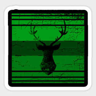 Retro Deer Sticker